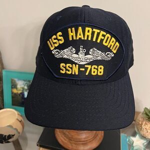 Men’s USA Hartford SSN 768 embroidered patch green bill cap.